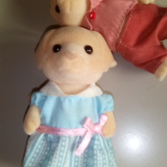 Calico Critters vintage yellow lab dog family - Picture 6 of 7